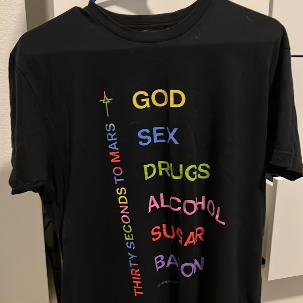 Thirty Seconds To Mars Official Tour Tee, Size Medium